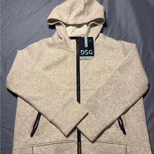 DSG Gray Zip-Up Hoodie kids 6/7